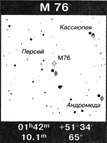 Планетарная туманность М76