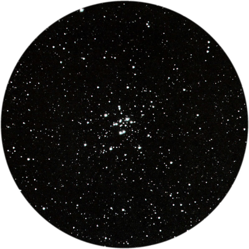 Звездное скопление М34 в созвездии Персея