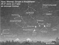 26-27 июля за 2 часа до восхода Солнца