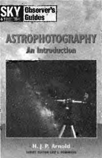 Обложка книги Введение в астрофотографию