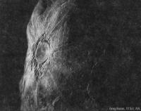 Рисунок кратера на астероиде