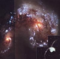 Сталкивающиеся галактики Антенны